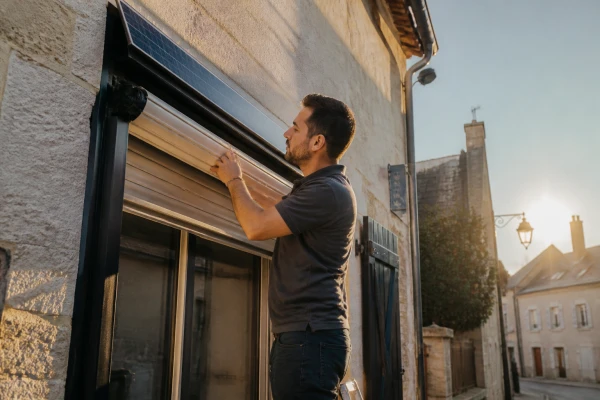 Remplacement volet roulant manuel en volet roulant électrique ou solaire sur Orleans